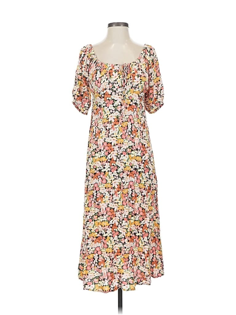 Pre-owned Billabong Casual Dress In White