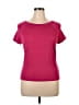 Carlisle Pink Short Sleeve Top Size XL - photo 1
