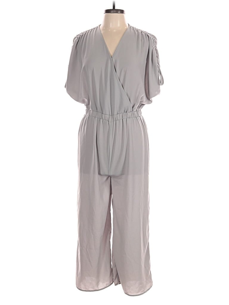 Pre-owned Piper & Scoot Jumpsuit In Gray