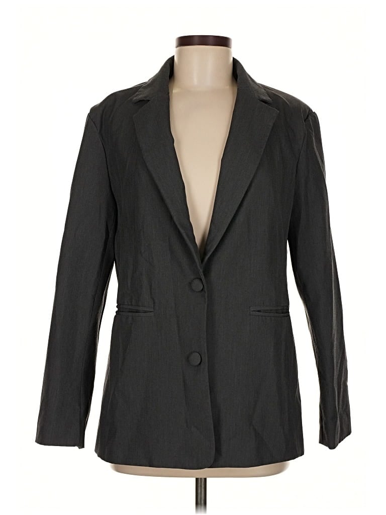 Pre-owned Unbranded Blazer Jacket In Gray