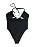 ASOS Design Solid Black One Piece Swimsuit Size 00 - photo 2