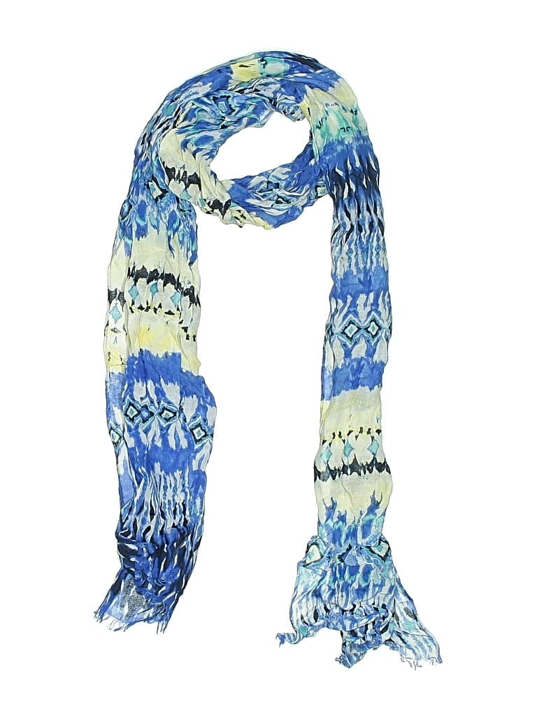 Pre-owned Unbranded Scarf In Blue