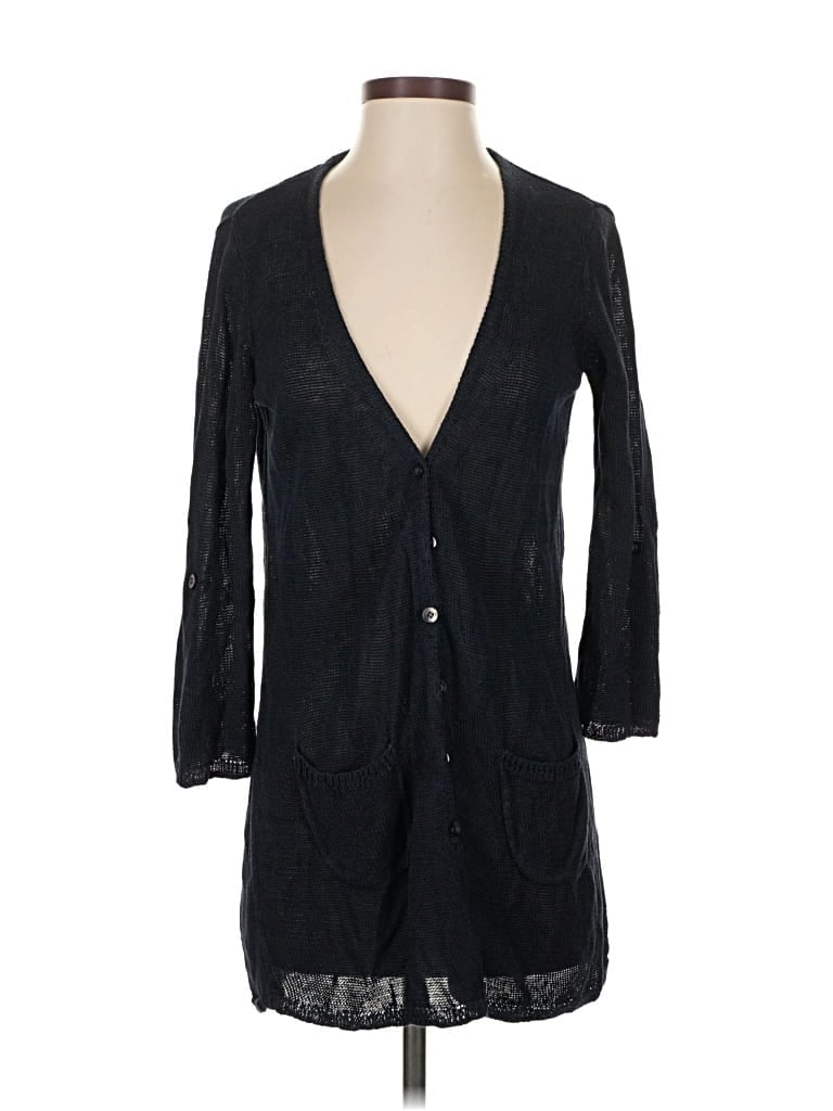 Pre-owned Jjill Cardigan Sweater In Black
