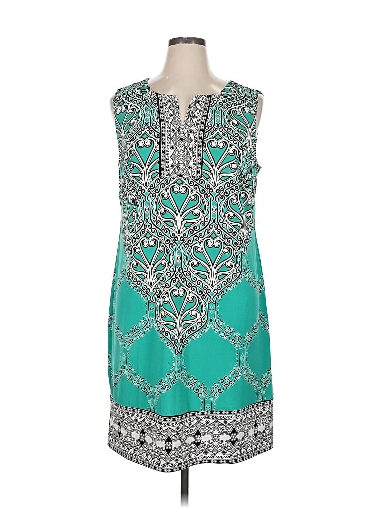 Pre-owned Jm Collection Casual Dress In Blue