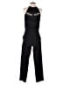 Ann Taylor LOFT 100% Cotton Solid Black Jumpsuit Size XXS - photo 2