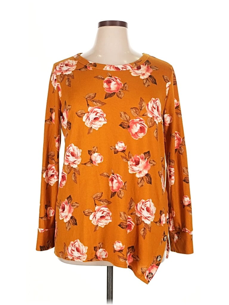 Pre-owned Agnes & Dora Pullover Sweater In Orange