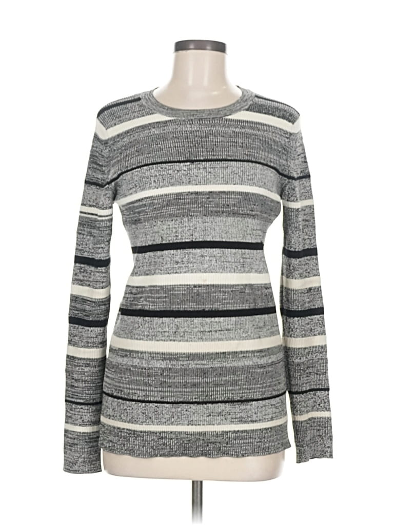 Pre-owned Banana Republic Pullover Sweater In Silver