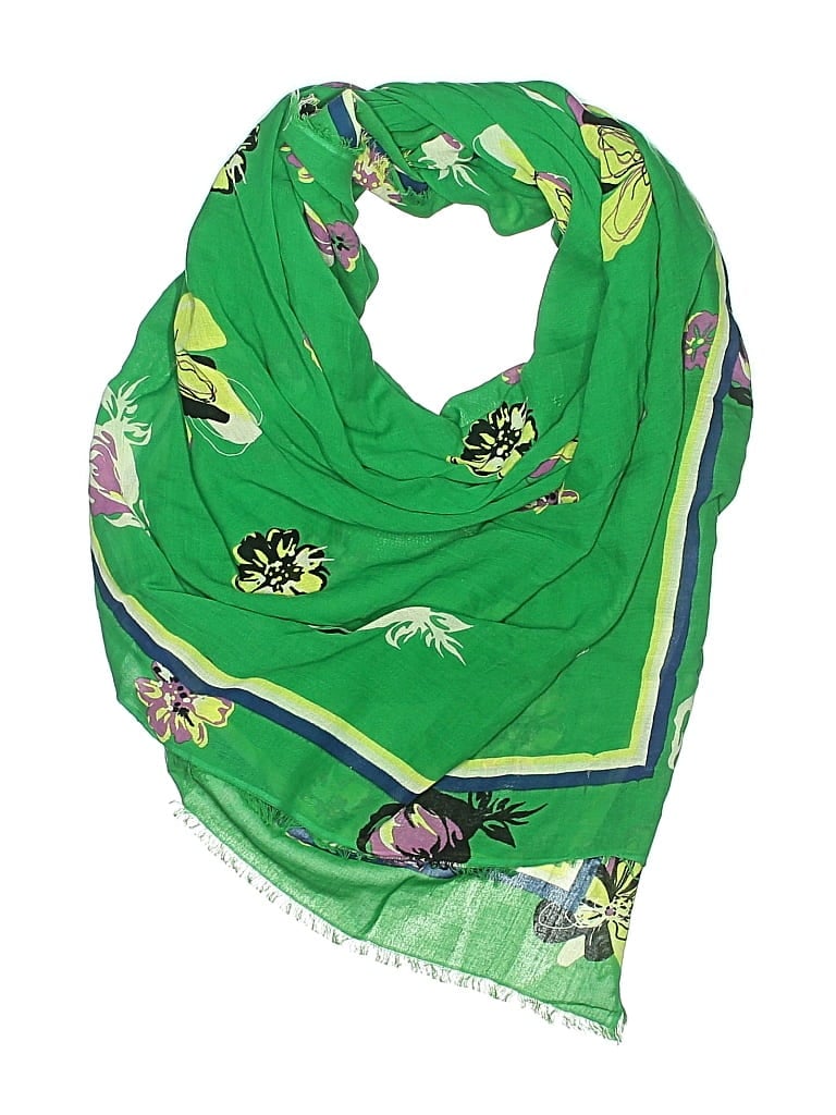 Pre-owned Unbranded Scarf In Green