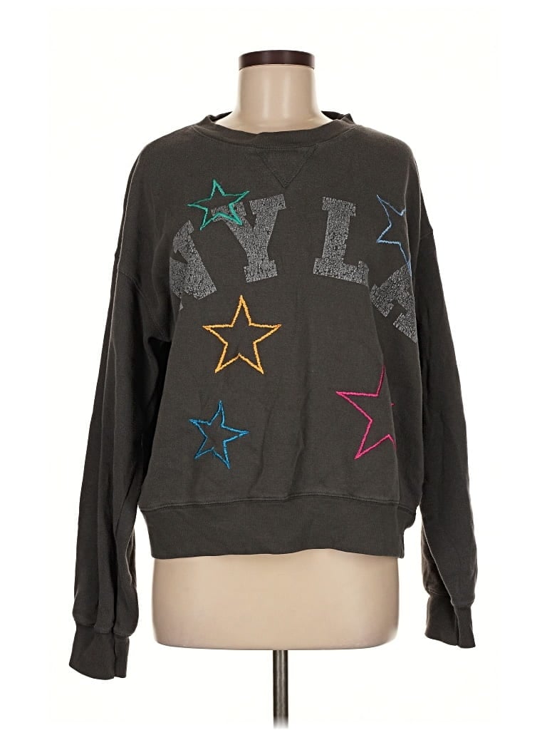 Pre-owned Vintage Havana Sweatshirt In Gray