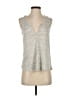 Vince. 100% Linen Gray Tank Top Size XS - photo 1