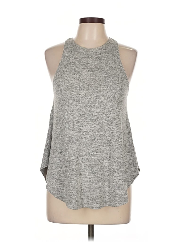 Pre-owned Wilfred Free Tank Top Gray Halter Neckline Tops