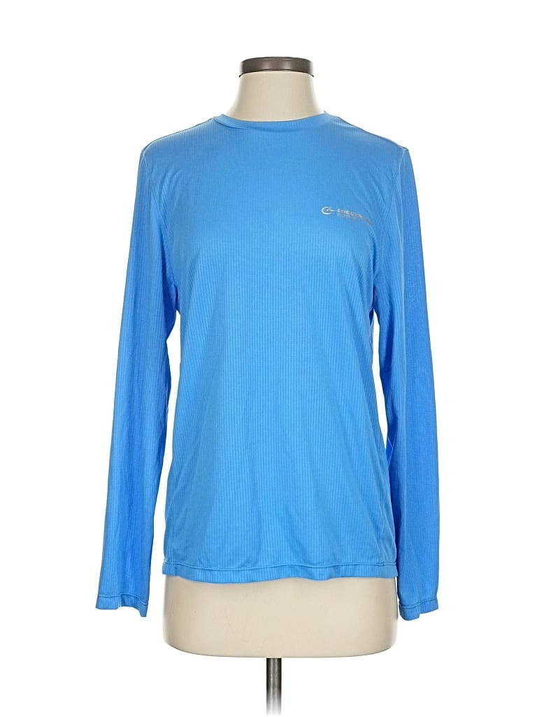Pre-owned Assorted Brands Long Sleeve T-shirt In Blue