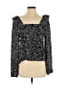 Saks Fifth Avenue 100% Polyester Black Long Sleeve Blouse Size S - photo 1