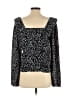 Saks Fifth Avenue 100% Polyester Black Long Sleeve Blouse Size S - photo 2