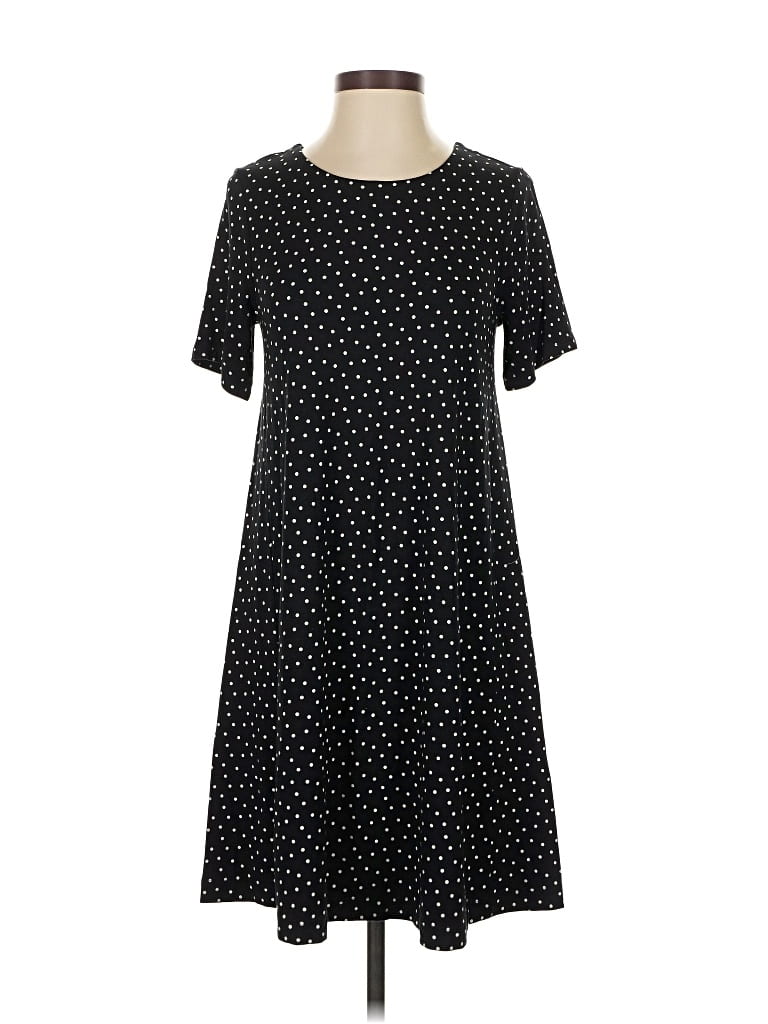 Pre-owned Ann Taylor Loft Casual Dress In Black