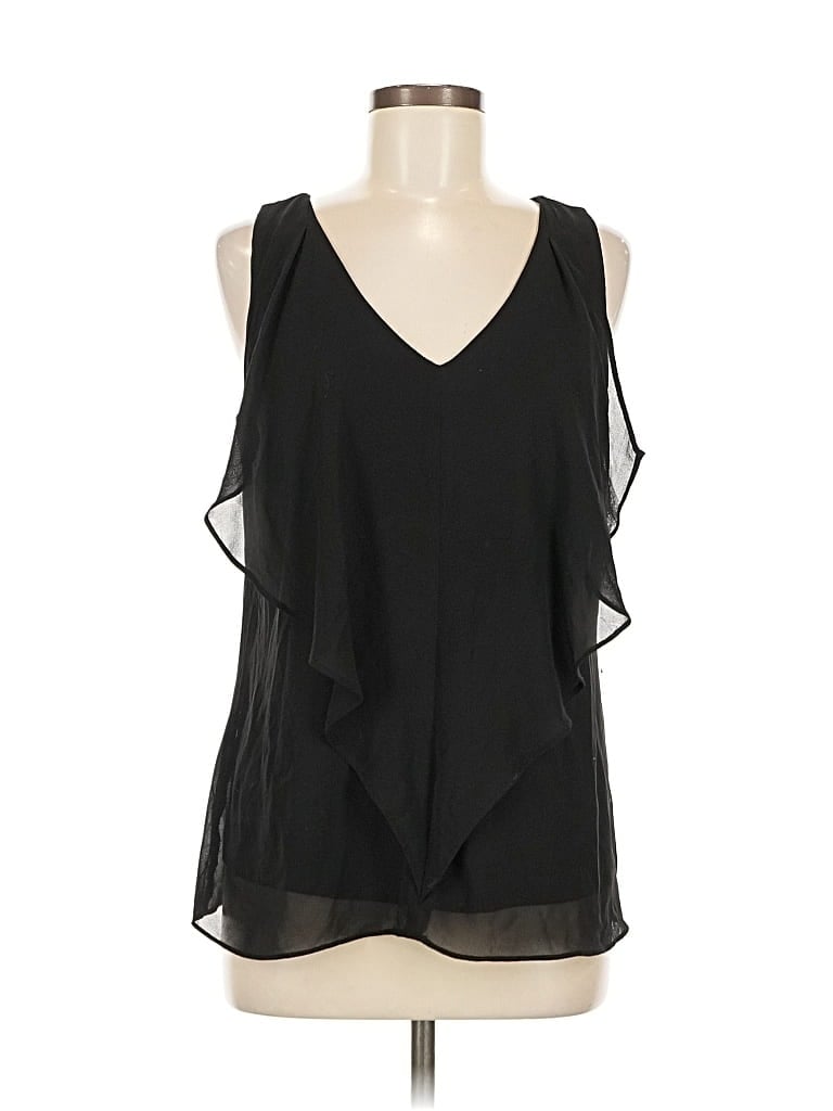 Pre-owned Thalia Sodi Sleeveless Blouse In Black