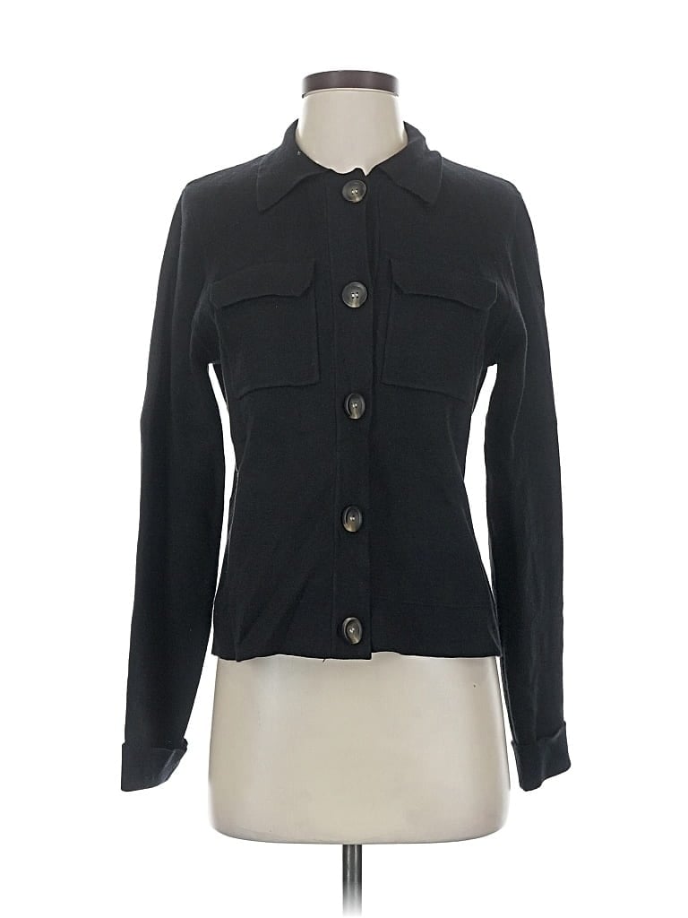 Pre-owned T Tahari Cardigan Sweater In Black