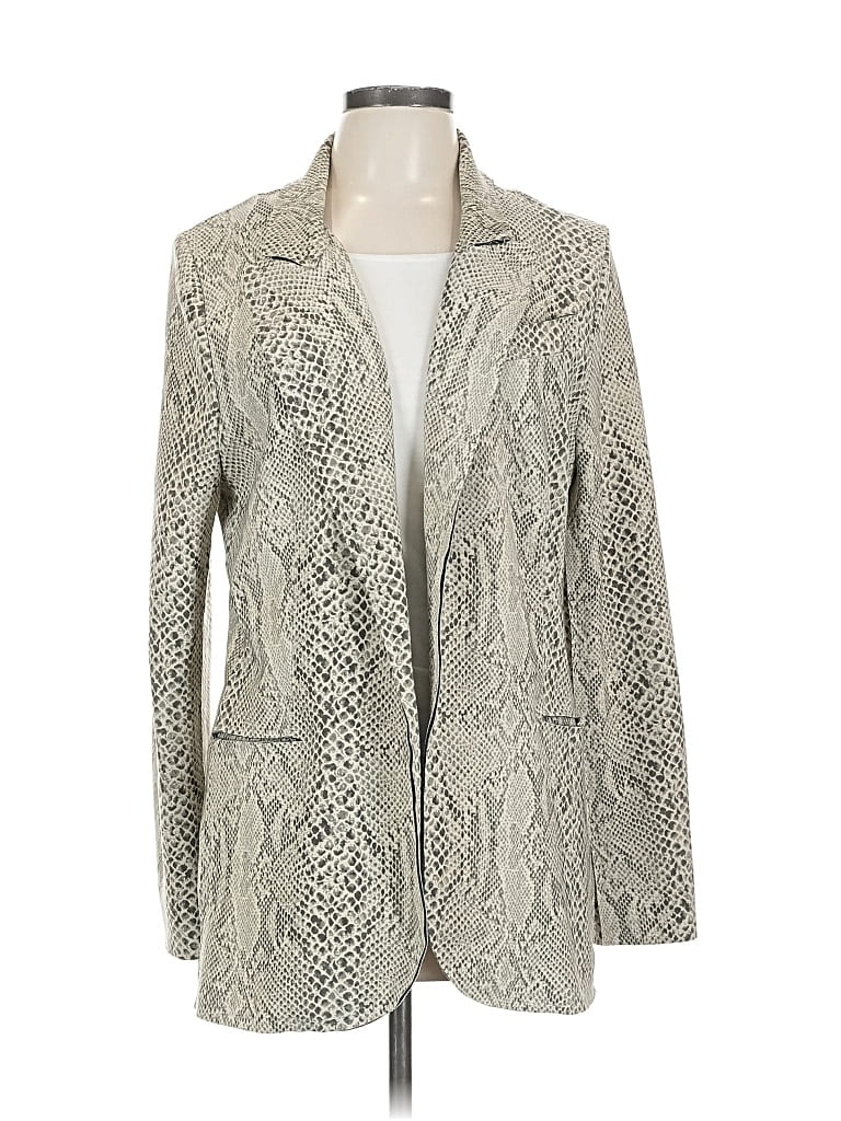 Pre-owned Norma Kamali Blazer Jacket In White