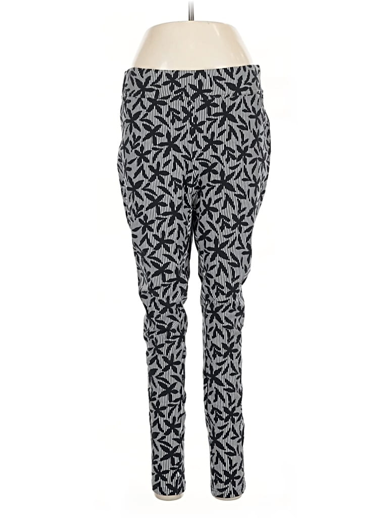 Pre-owned Lands' End Casual Pants In Black