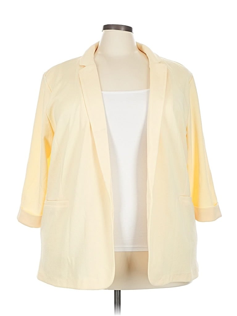 Pre-owned Maurices Blazer Jacket In Yellow
