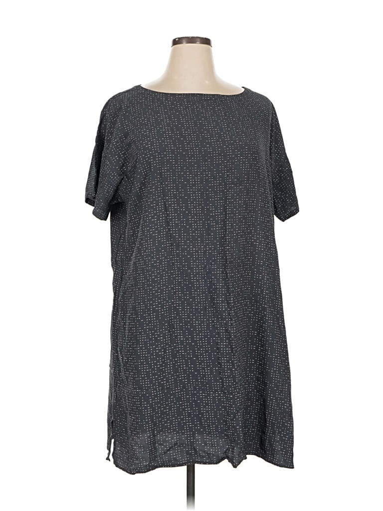 Pre-owned Eileen Fisher Casual Dress In Gray