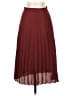 J.Crew 100% Polyester Solid Burgundy Formal Skirt Size 00 - photo 1