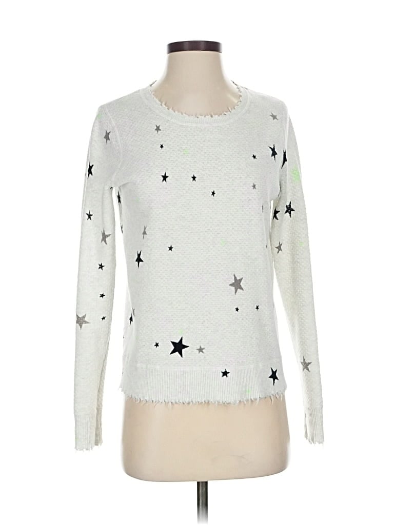 Pre-owned Lisa Todd Pullover Sweater In Silver