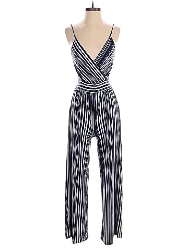 Pre-owned Kaileigh Jumpsuit In Blue