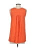 DKNY Orange Sleeveless Blouse Size S - photo 2