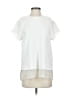 Camilla and Marc 100% Polyester White Short Sleeve Blouse Size 4 - photo 1