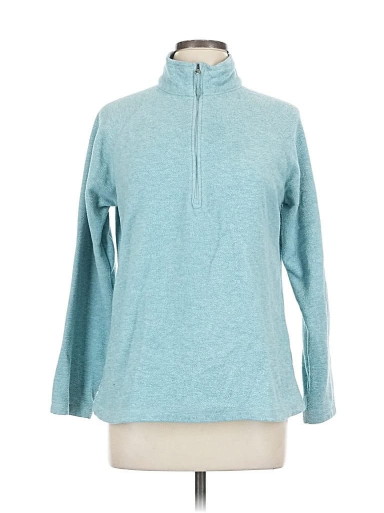 Pre-owned Eddie Bauer Turtleneck Sweater In Blue