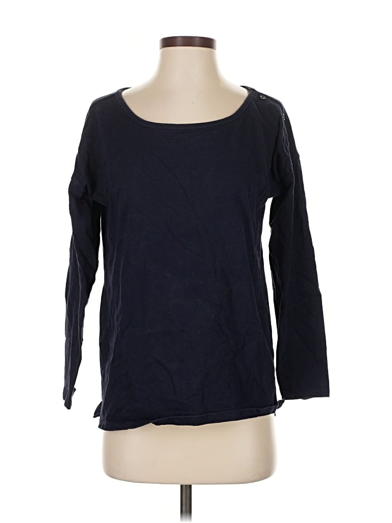Pre-owned Talbots 3/4 Sleeve T-shirt In Blue
