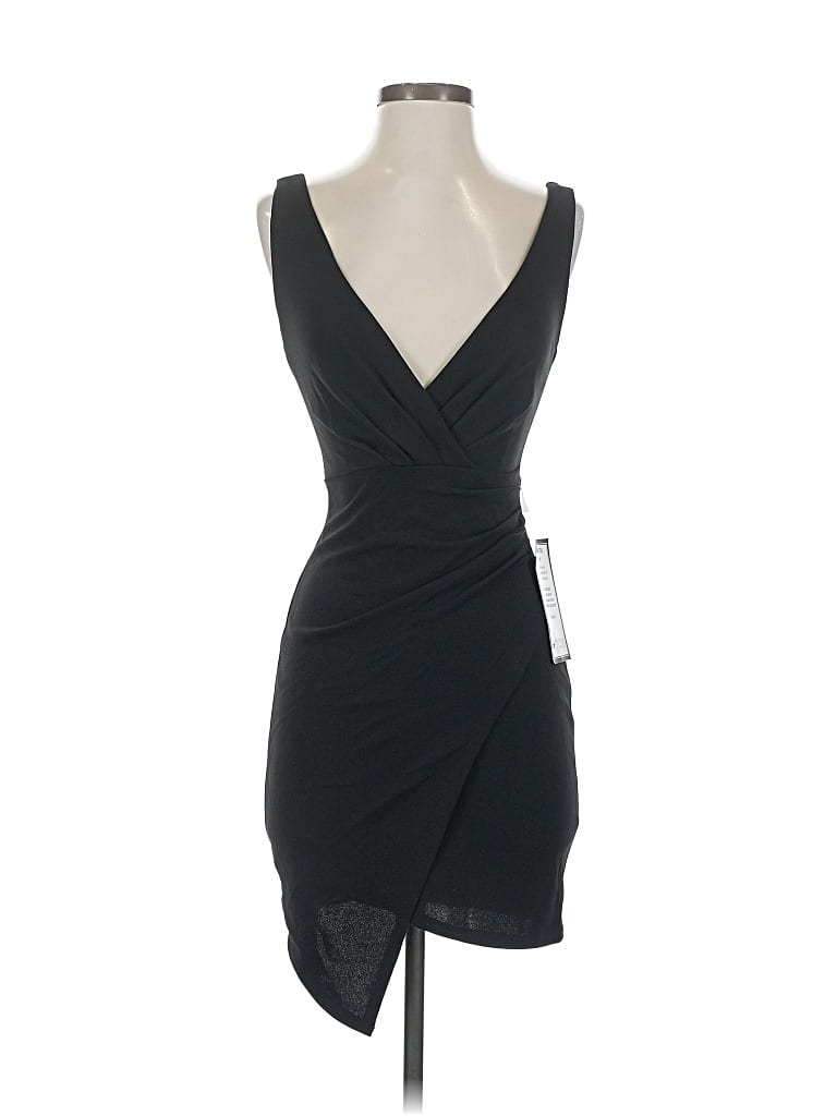 Pre-owned Emerald Sundae Cocktail Dress In Black