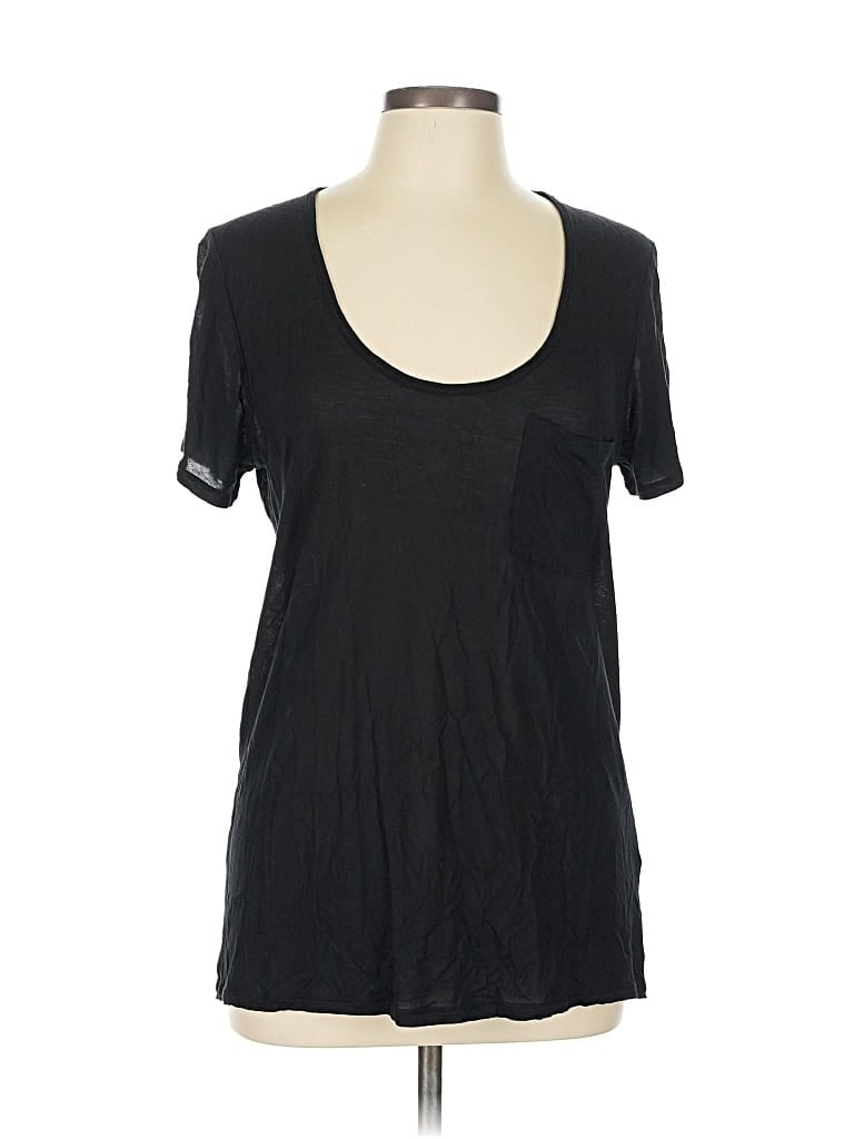 Pre-owned Banana Republic Short Sleeve T-shirt In Black