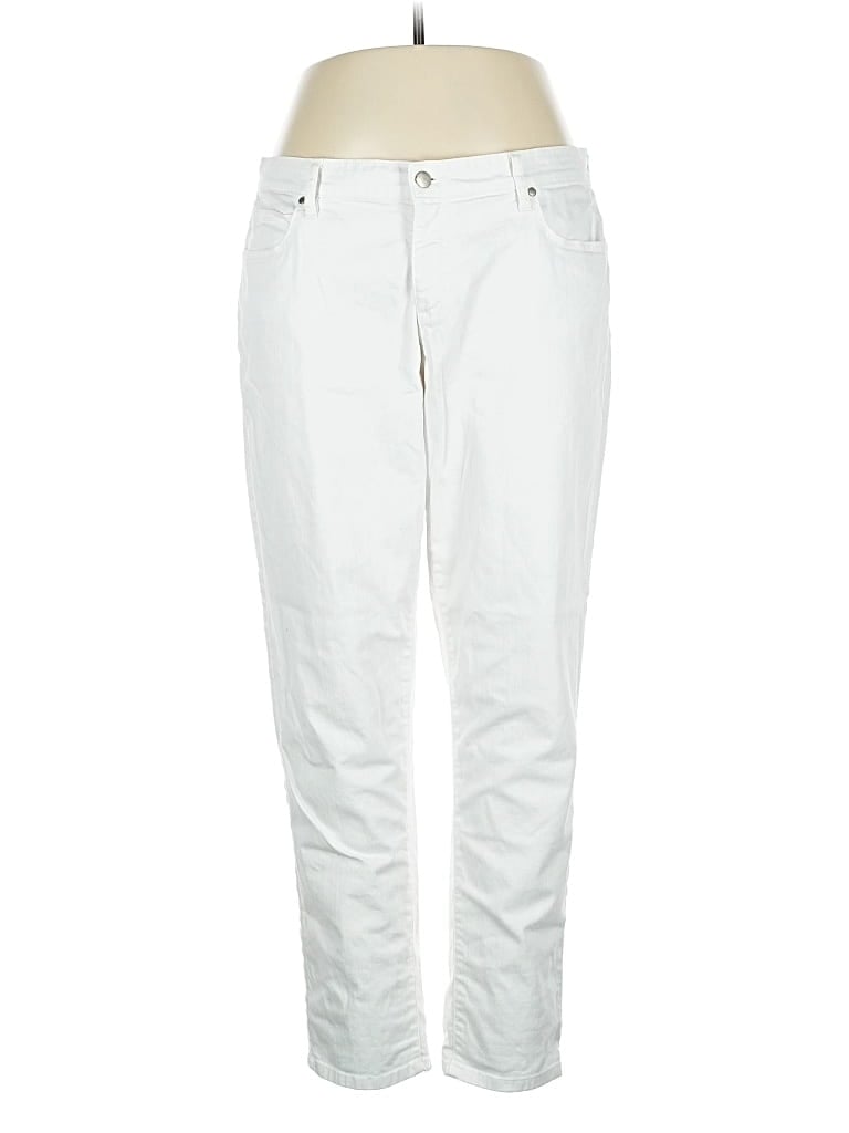 Pre-owned Eileen Fisher Jeans In White