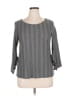 W5 Gray 3/4 Sleeve Blouse Size XL - photo 1