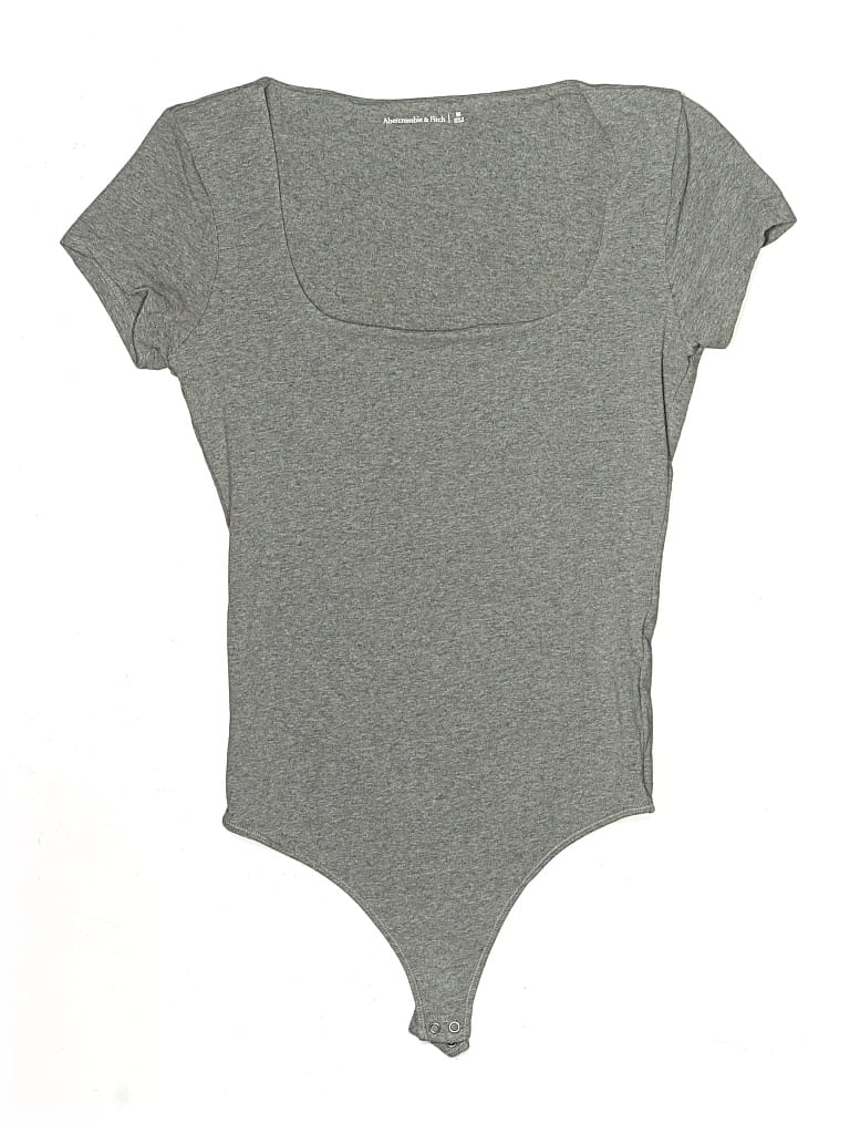 Pre-owned Abercrombie & Fitch Bodysuit In Gray