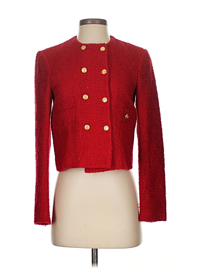 Pre-owned Zara Jacket In Red