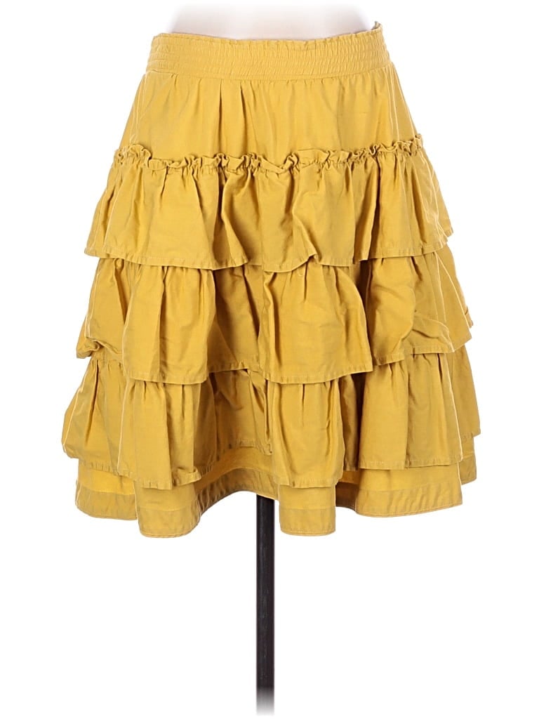 Pre-owned Kenzo Casual Skirt In Yellow