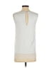 Cooper & Ella 100% Polyester White Blue Sleeveless Blouse Size XS (0) - photo 2