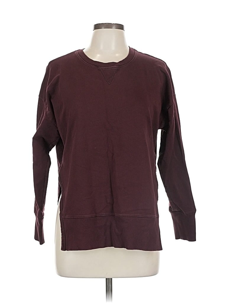 Pre-owned Universal Standard Pullover Sweater In Burgundy