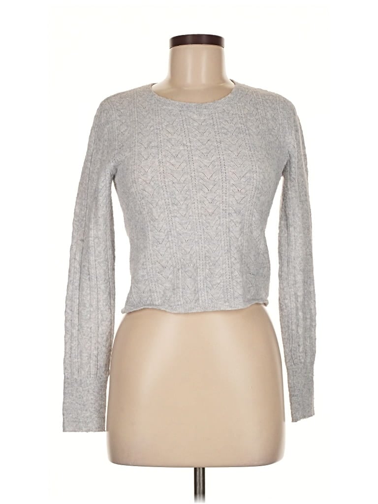 Pre-owned Jessica Simpson Pullover Sweater In Silver