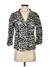 Susan Bristol Animal Print Ivory Blazer Size S - photo 1