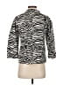 Susan Bristol Animal Print Ivory Blazer Size S - photo 2