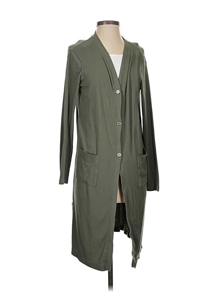 Pre-owned Uniqlo Cardigan Sweater In Green