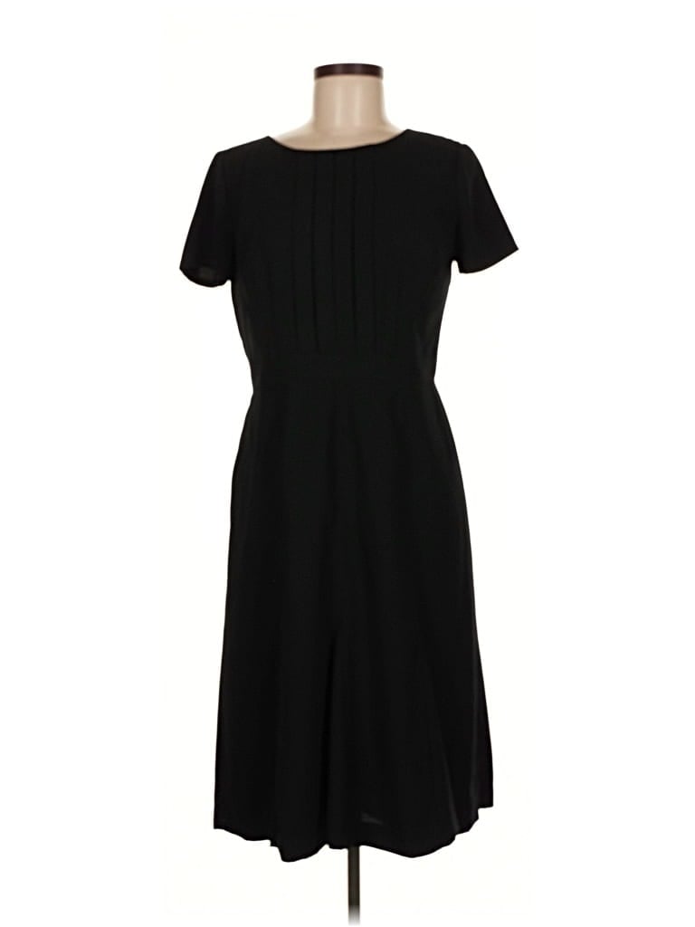 Pre-owned Talbots Casual Dress In Black