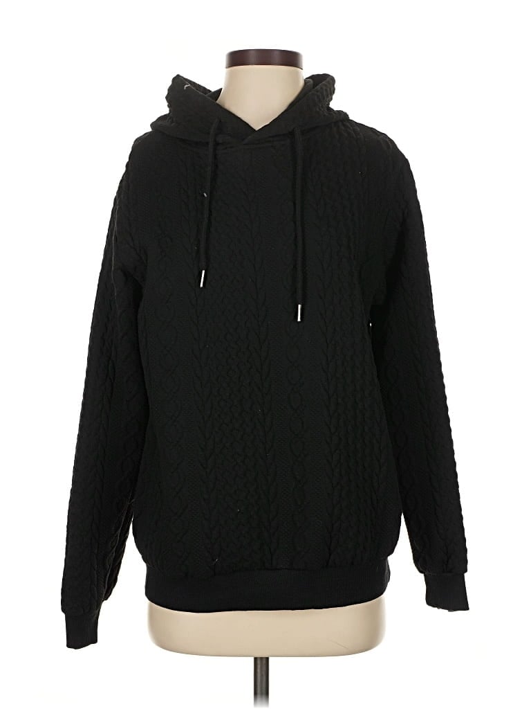 Pre-owned Unbranded Pullover Hoodie In Black