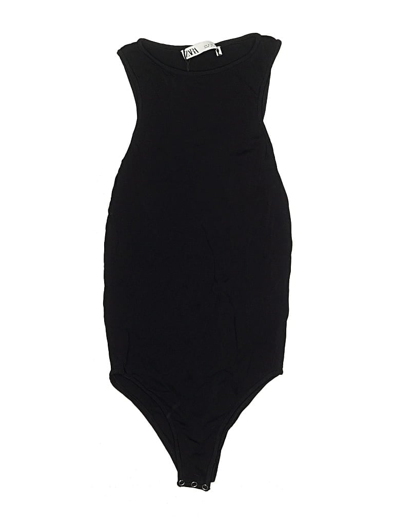 Pre-owned Zara Bodysuit In Black
