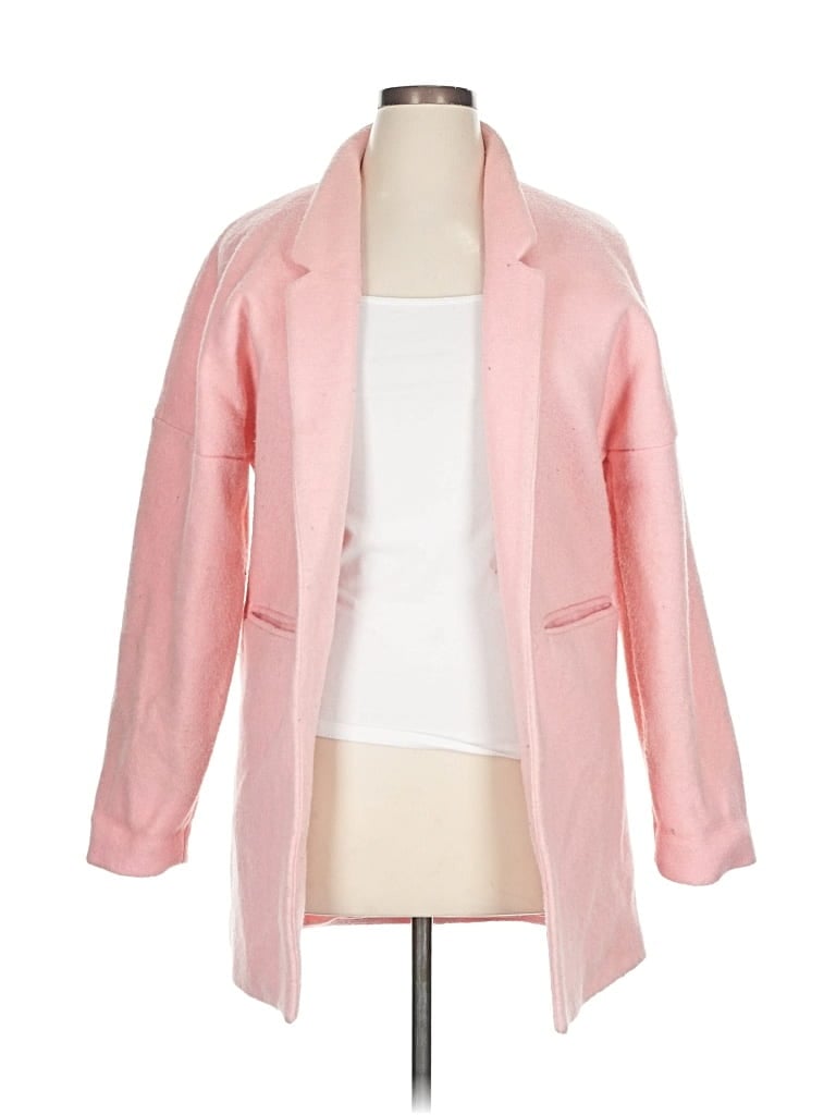 Pre-owned Boohoo Coat In Pink
