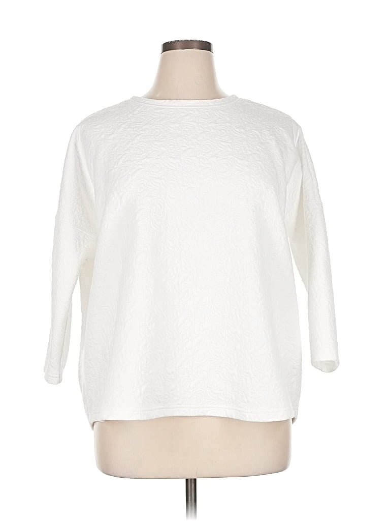 Pre-owned Tuckernuck Pullover Sweater In White